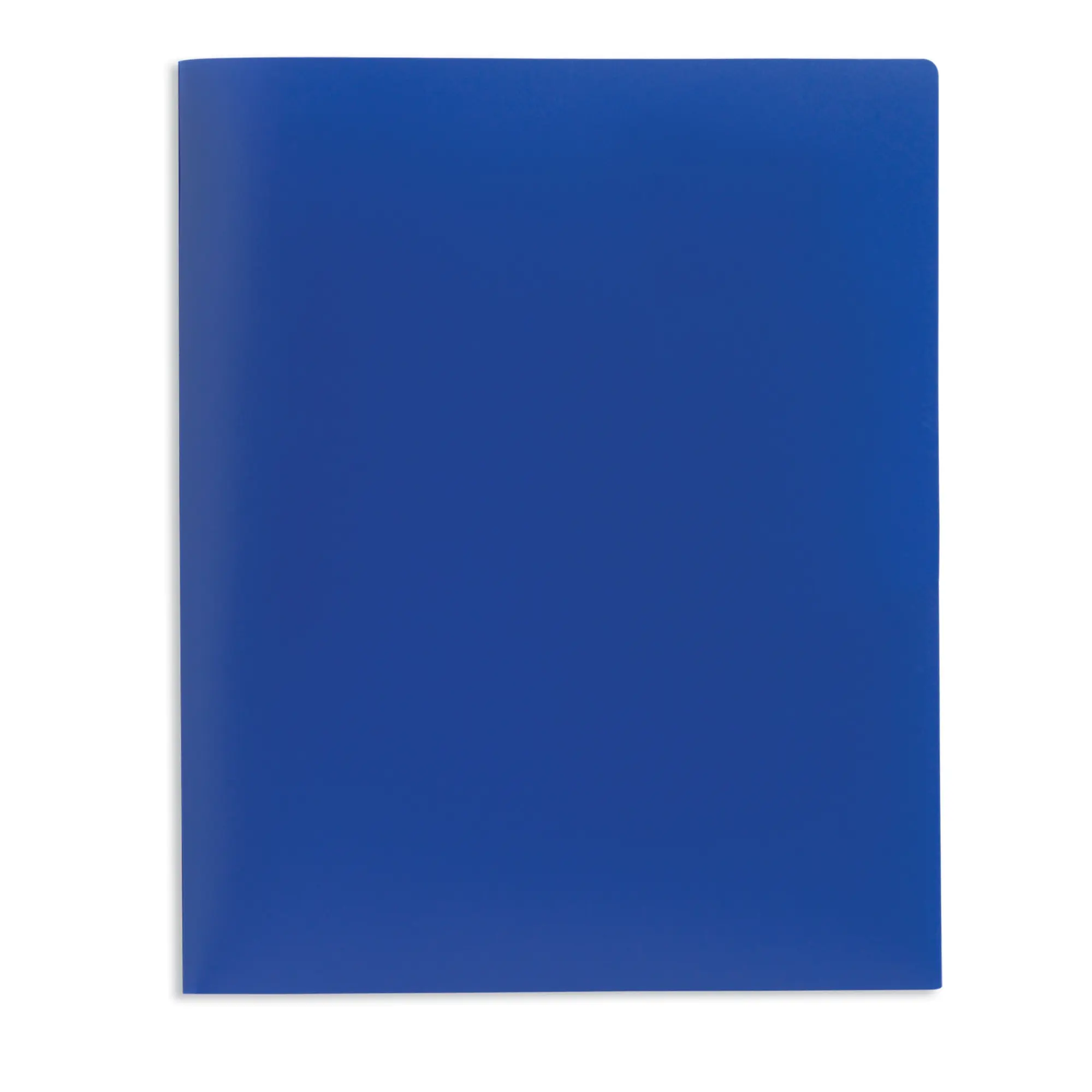 Office Depot® Brand School-Grade 2-Pocket Poly Folder, Letter Size, Blue