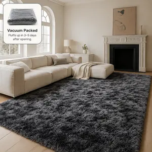 TABAYON Fluffy Rug for Living Room Large Shaggy Tie-Dye Area Rugs Non-Slip Carpet for Bedroom Soft Playroom Mat Cool Rugs Home Decor DealsForYouDays