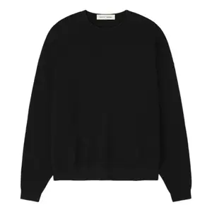 Fear of God Essentials Waffle Crewneck 90's Sweater 'Vintage Black' 192HO256161F