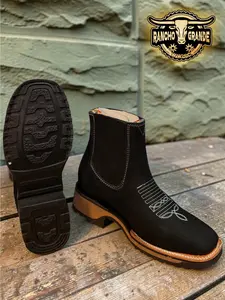 Botin Ligero para Hombre Piel Genuina Nobuck / Ultra Light Genuine Nobuck Leather Men's Boots