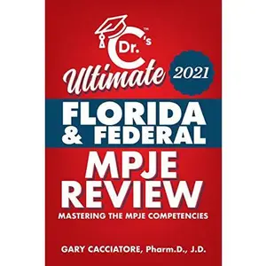 USED Book - Dr. C's Ultimate Florida and Federal MPJE Review 2021 by Gary Cacciatore Pharm.D. J.D. (Unknown) - English