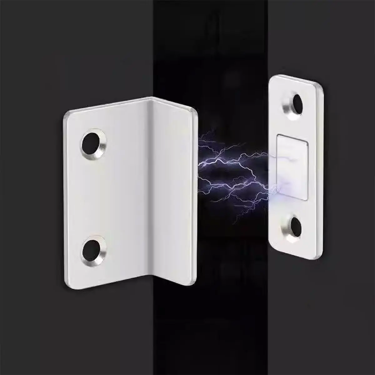 Universal Punch-free Magnetic Door Catch, Punch-free Magnetic Door Closer, Magnetic Door Stopper for Home