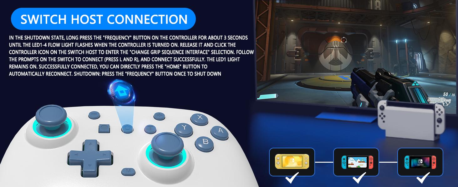 YUYIU Wind Chaser 1 Multi-Platform Wireless Controller for Switch PC Steam with Hall Effect Joystick Dual Vibration Macro Back Buttons 1000Hz Polling 6-Axis Gyro & Turbo