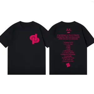 Rapper JUL 2026 Tracklist Graphic T-Shirt, French Rap Artist Merch Tee, Minimalist Urban Streetwear Shirt