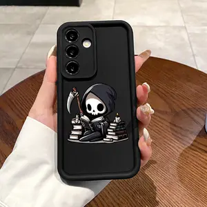 Case for Samsung S24 ultra plus S25 S23 S22 Ultra Plus Reaper Reader Advanced fashion gift Drop Protection Shockproof Soft Silicone smartphone Cover