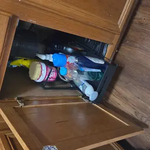 Under Sink Organizer, Pull Out Cabinet Organizer 2 Tier SlideOut Sink Shelf Cabinet Storage Shelves, 14.2*10.6*11 in,Under Sink Storagefor Kitchen Bathroom Cabinet,Gift for Mother