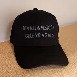 Dark "Make America Great Again" Custom Embroidered Hat