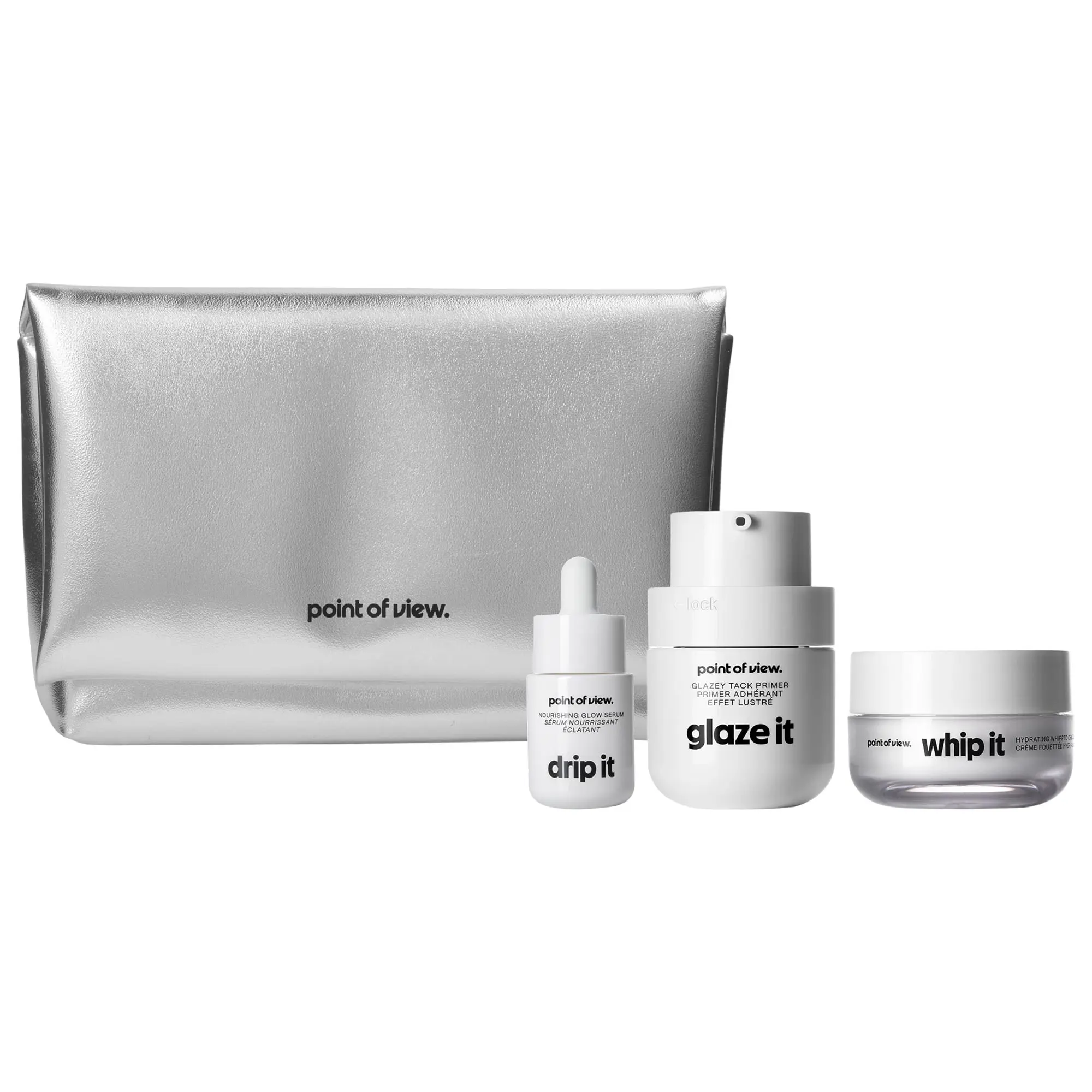 point of view. glaze + glow k(it) makeup and skincare gift set point of view. glaze + glow k(it) makeup and skincare gift set