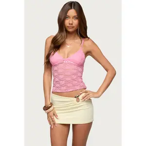 Eira Sheer Lace Tank Top