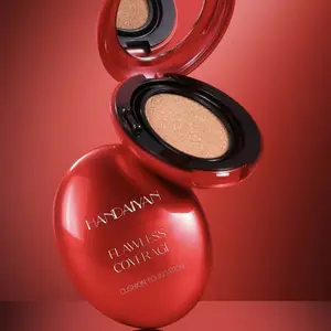 Long-lasting Air Cushion Foundation, Natural Lightweight Concealer with High Coverage, Makeup Products for Women & Girls, Cosmetic