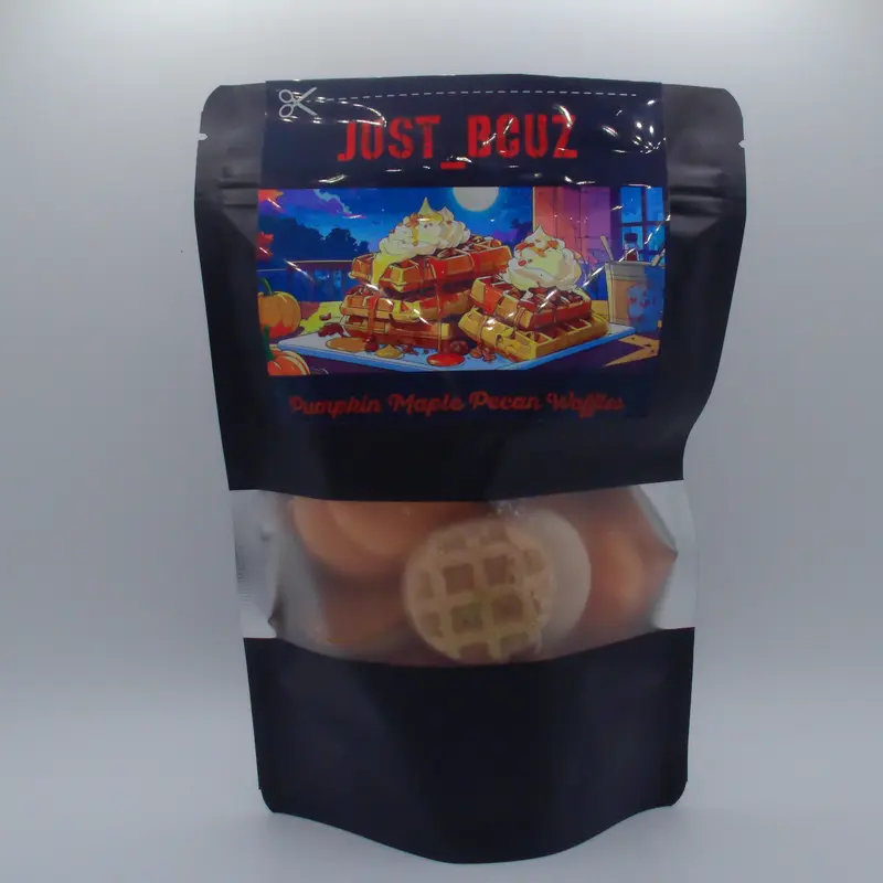 6oz Bag of Pumpkin Maple Pecan Waffles Fragranced Wax Melt Shapes