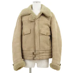 Pre-owned GUCCI Lambskin Small Leather Goods Coat