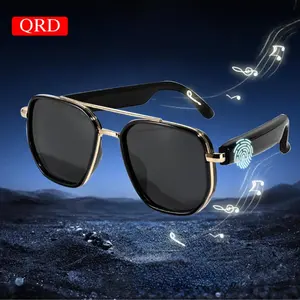QRD Smart BT Glasses, Wireless Headphones Anti-glare Sunglasses, Touring Driving Bicycle Rock Climbing Outdoor Fishing Stereo Effect Glasses, Wearable