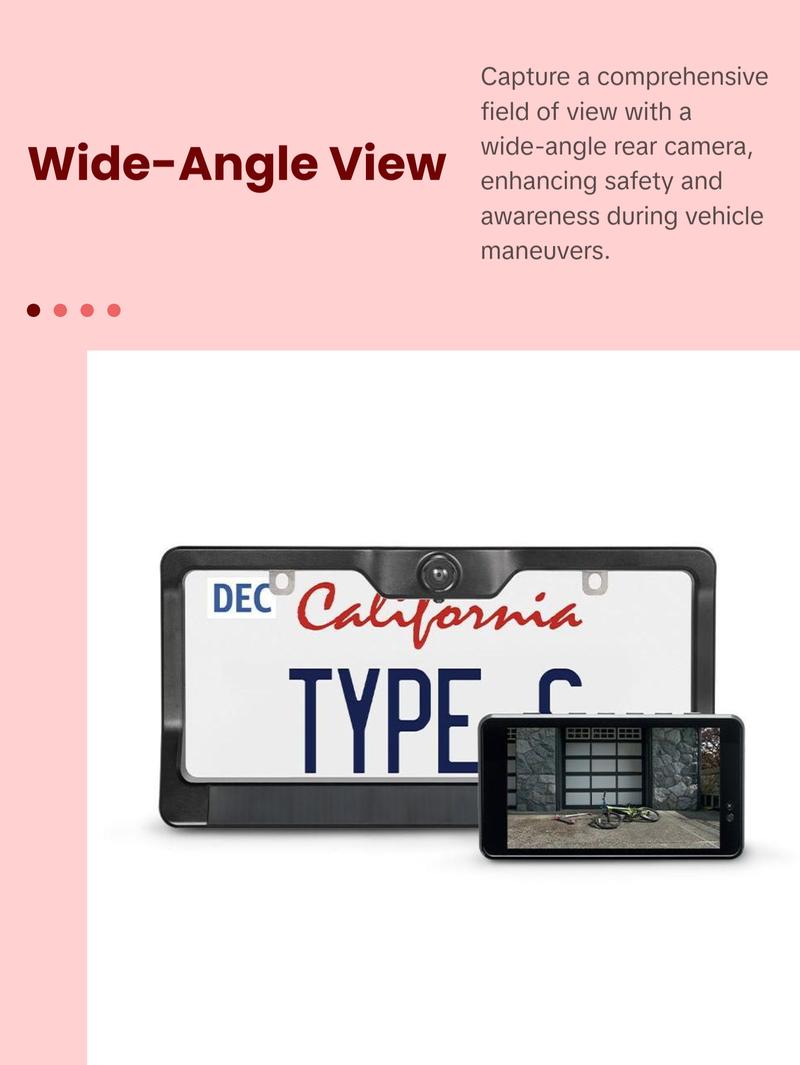 TYPE S Wireless & Solar Powered HD Backup Camera with 5" Monitor