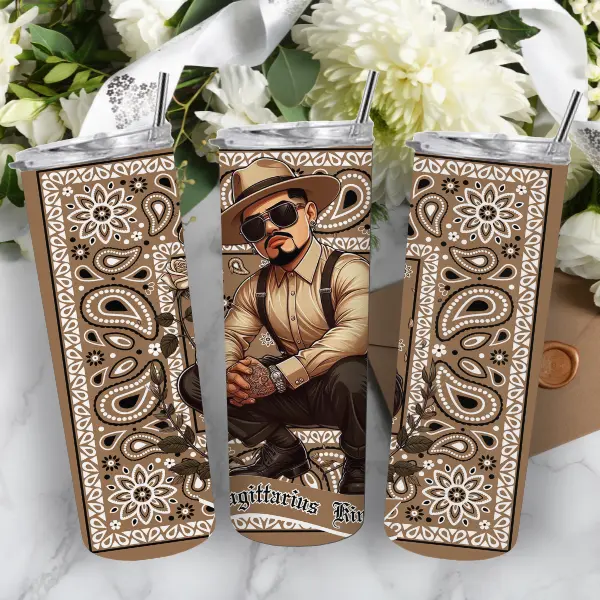 Zodiac King Stainless Steel Tumblers - Perfect for Hot and Cold Drinks - Flasks, Drinkware