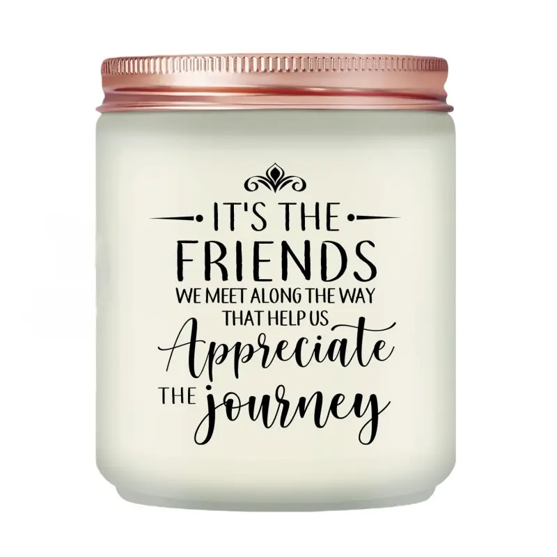 Best Friend Birthday Gifts for Women - Best Friend Candles with Sayings - Christmas, Friendship Gifts, Decoration - Lavender Scented Candles