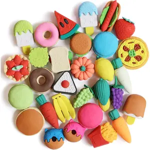 Mr. Pen- Mini Food Erasers for Kids, 30 pcs, 3D Mini Erasers for Kids, Non-Toxic & Safe for Children, No Smudge
