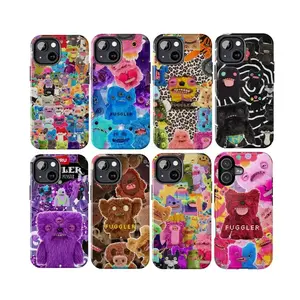 Fuggler Funny Ugly Bear Phone Case, Quirky Plush Creature Aesthetic For iPhone