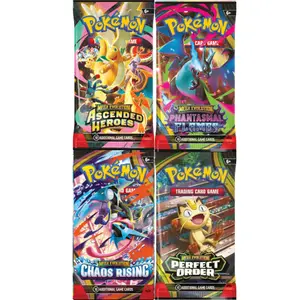 Pokémon energy break - 4 set mix - 36 Booster pack break - Contains 9 of each: Ascended Heroes, Phantasmal Flames, Chaos Rising & Perfect Order - opened live - Average 4 Packs per Energy