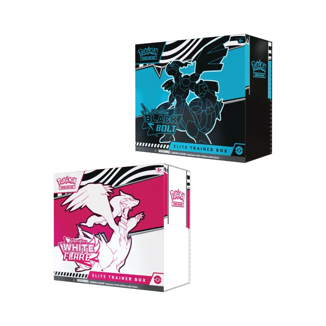 pokemon tcg black bolt white flare booster box Pokmon Trading Card and Deluxe (Pair Box) Scarlet & Violet SV11W Japanese Sealed Pokemon Japanese White Flare Deluxe Box Experience a whole new way to open booster packs with the Expansion Pack Deluxe series  now available in Black Bolt and White Flare editions Pokemon TCG Black Bolt /