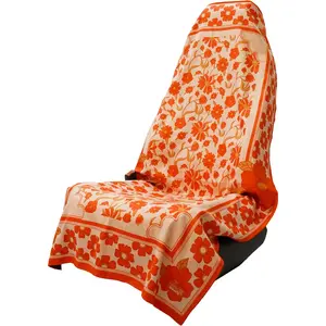 Athletic Running Towel, Full-Sized Car Seat Cover - Quick Dry Performance Microfiber, Soft & Absorbent, for Gym, Sports, Travel, Beach - Peaches & Pleasures The Small Kind