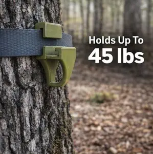 Mini Tree Hook 8 Count Compact Rust Proof Waterproof for Hunting Camping Travel Gear Holder Easy Installation Strong Hold
