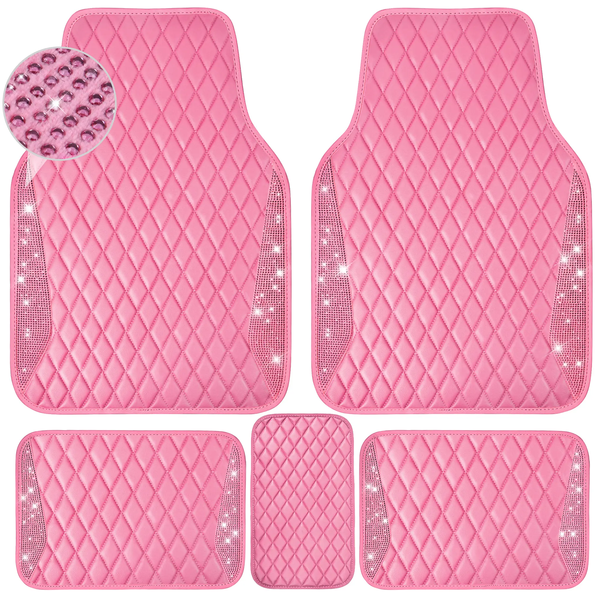 Pink Leather Diamond