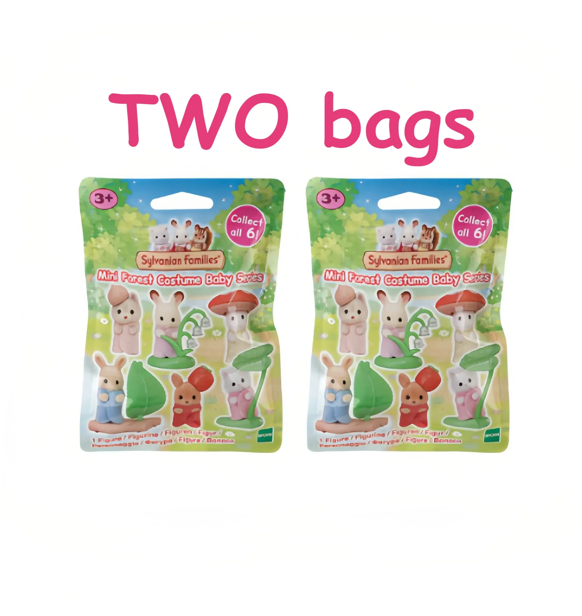 Sylvanian Families Mini Forest Costume Baby Series RANDOM TWO Blind Bags Calico Critters