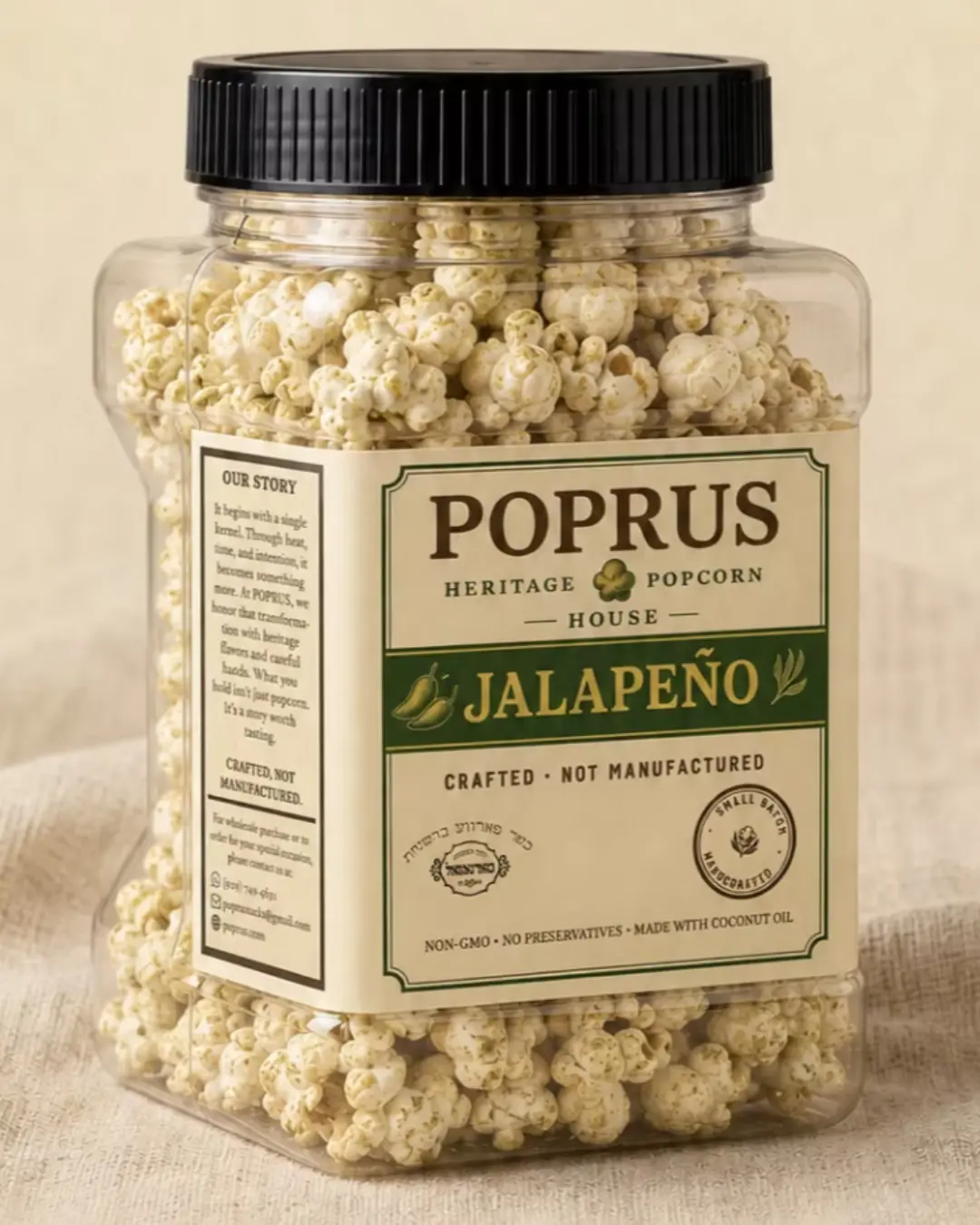 Poprus - Jalapeño Flavored Popcorn