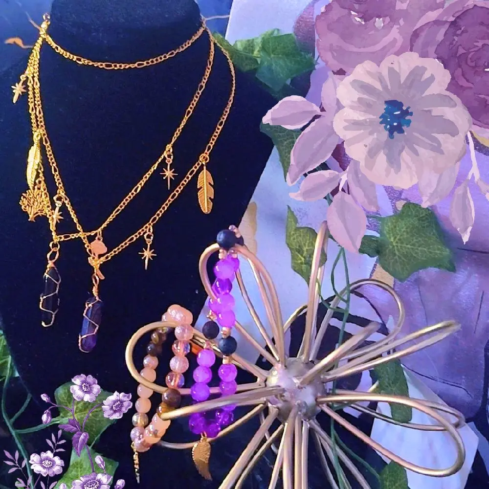 Spiritual Enhancement Necklace & Bracelet Set for Enhanced Abilities & Protection in Your Spiritual Journey