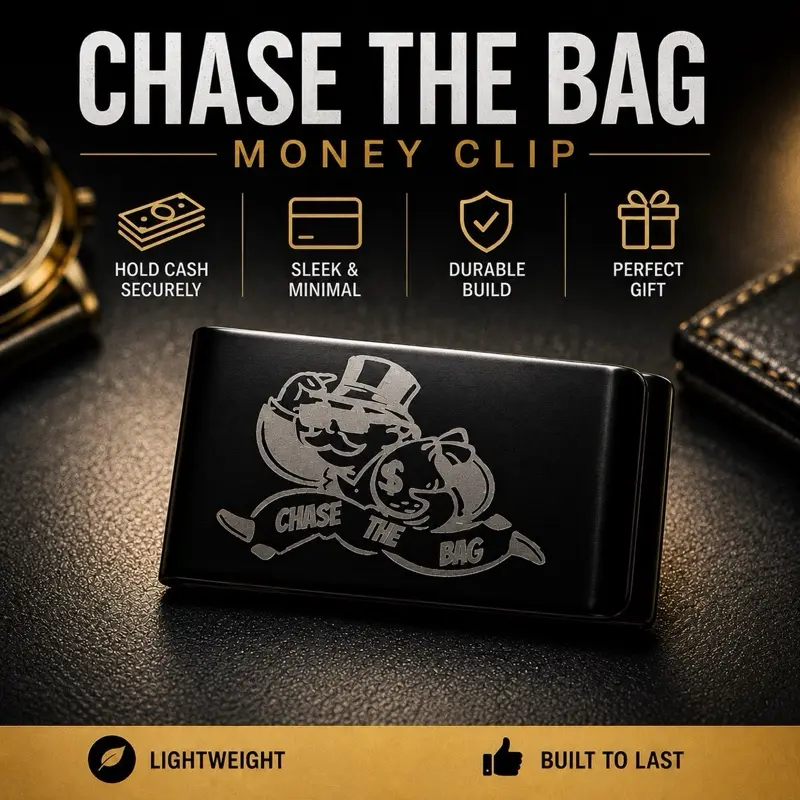 Chase The Bag Money Clip Chase The Bag Money Clip