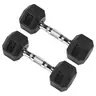 Signature Fitness Hex Dumbbells Strength Training Workout Equipment Set, 10 lbs
