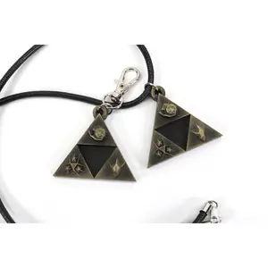 Triforce Spritual Stone Keychain / Necklace - Legend of Zelda