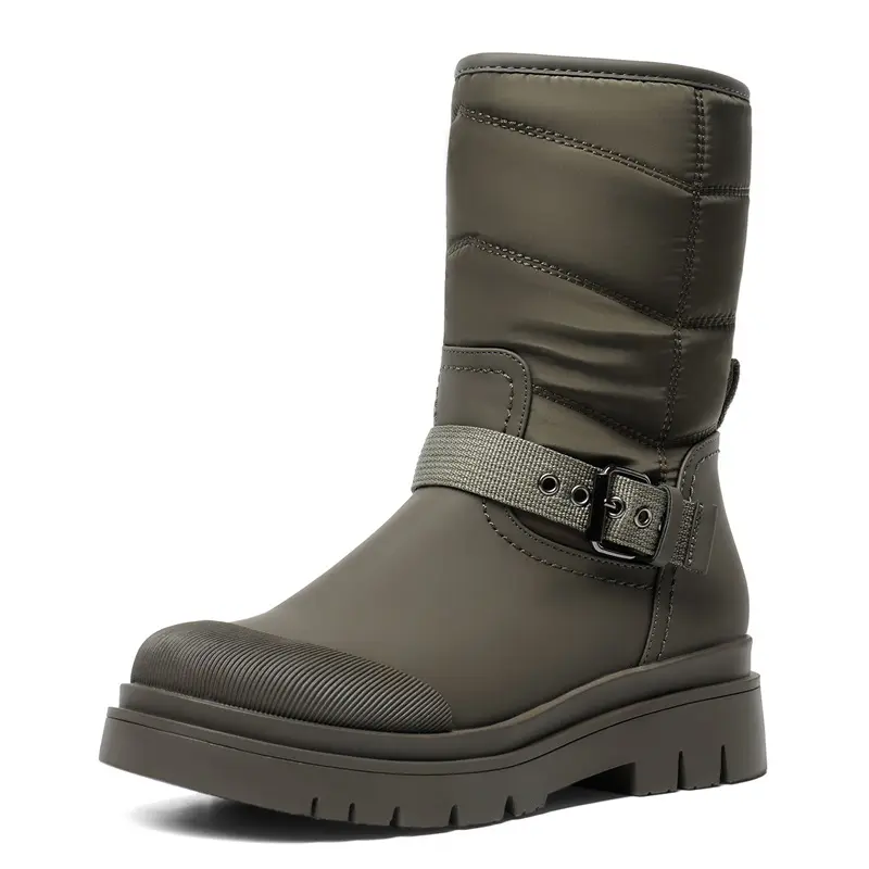 Dream Pairs Women's Round Toe Mid-Calf Snow Boots with Non-Slip Outsoles, Shoe, Footwear Dream Pairs Women's Round Toe Mid-Calf Snow Boots with Non-Slip Outsoles, Shoe, Footwear