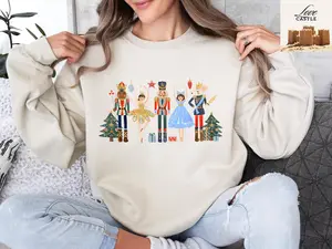 Nutcracker Sweatshirt, Christmas Nutcracker Shirt, Christmas Sweatshirt, Nutcracker Ballet Shirt, Christmas Shirt, Christmas Party Sweater T-, Hoodishirts, Crewneckses – Gifts Suitable for Anyone