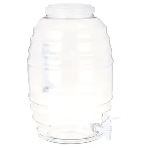 185540134 - 5 Gallon Vitrolero White Beverage Dispenser