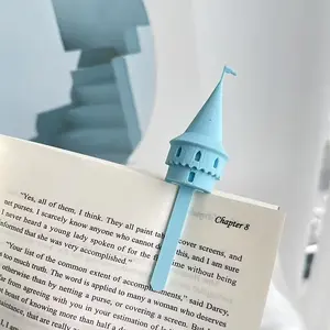 3D Printing Castle Spire Bookmarks, Creative Cultural and Creative Bookmarks, Reading Accessories, Book Page Markers for Book Fans, Stationery
