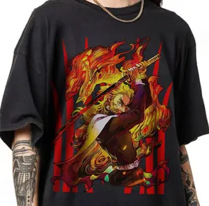 [Sale up to 30%] Rengoku Kimetsu No Yaiba Anime Manga Lovers Shirt, Graphic Japanese Vintage Special Anime T-shirt, Fan Gifts