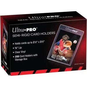 Ultra Pro 1/2" Lip Sleeves Plastic 200ct Pack for Specific Uses Durable and Easy to Use