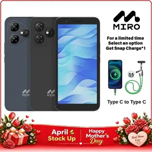 【A1】MIRO Smartphone Unlocked GPS-Enabled Octa-Core Android 14, 4(2+2)GB RAM, 32GB Expandable to 1TB, 4G Dual SIM, 5.99'' HD 2.5D Display – Travel, Navigation, Daily Use & Entertainment, Ideal Gift for Students, Travelers & Tech Enthusiasts