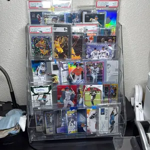 Topps chrome baseball PSA slabs mystery packs come with 1 slab per pack and random cards. 1 slab from the top graders guaranteed PSA,SGC,BGS different tiers of packs pick one and let’s see what you hit.