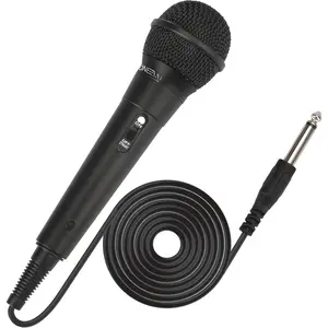 Wired Microphone, Karaoke Handheld Microphone for Singing, Mic Karaoke with 2.5m , Vocal Dynamic Mic for Speaker, AMP, Mixer, DVD