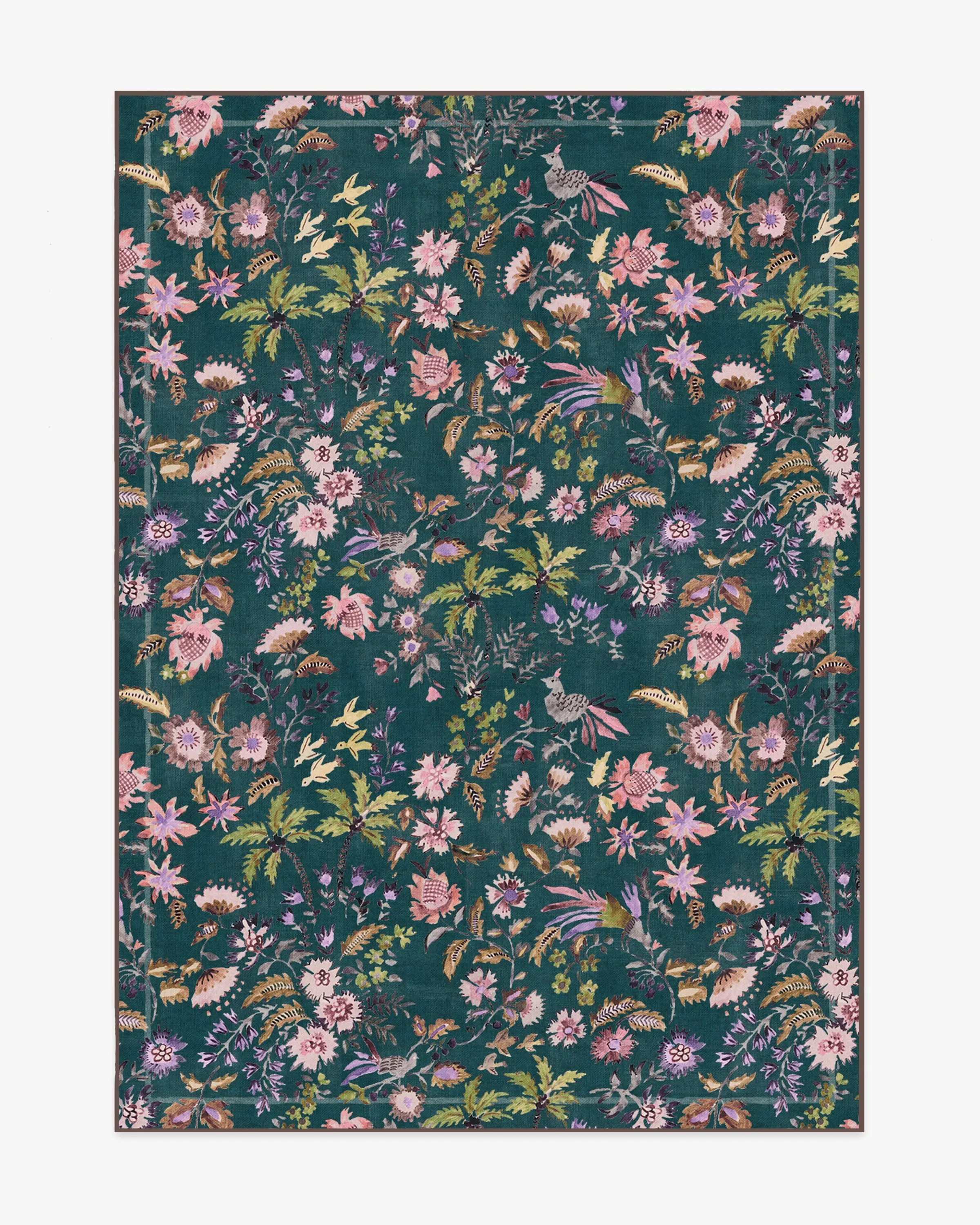 Celine Teal Multicolor Flatwoven Rug