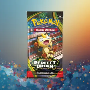 Pokémon TCG: Mega Evolutions Perfect Order Booster Pack – 1 Single Pack (Factory Sealed)