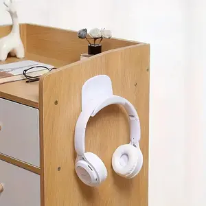 Headphone Holder, 1 Count Wall Mounted Headphone Holder, Headphone Organizer, Home Organizer for Headphone, Game Controller, Practical Hook for Most Headphone, Headphone Hanger, Headphone Storage, Headphone Stand