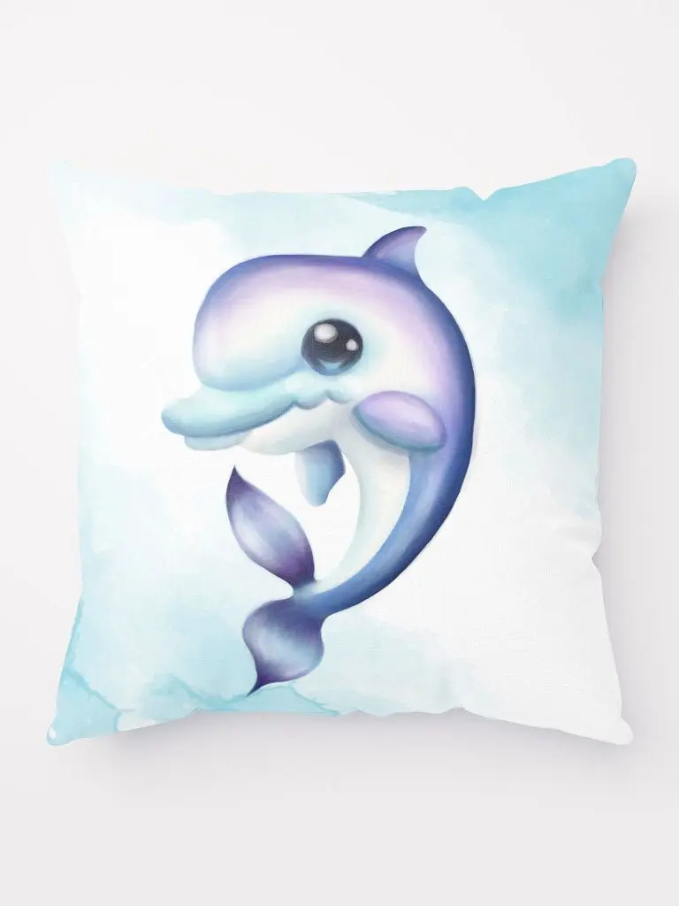 Dolphin Cutie Pillow