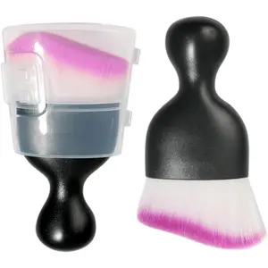 Car Interior Detailing Brush,Soft Bristle Cleaning Brush Car Detailing Brush Dusting Brush,Car Interior Cleaning Tool,Auto Detail Brush Car Dash Duster Brush (Black)