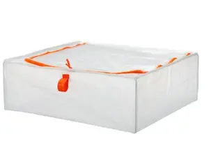 IKEA Foldable Storage Case for Clothes, Bedding & Seasonal Items – PARKLA 21¾"x19¼"x7½ Boxes Lightweight