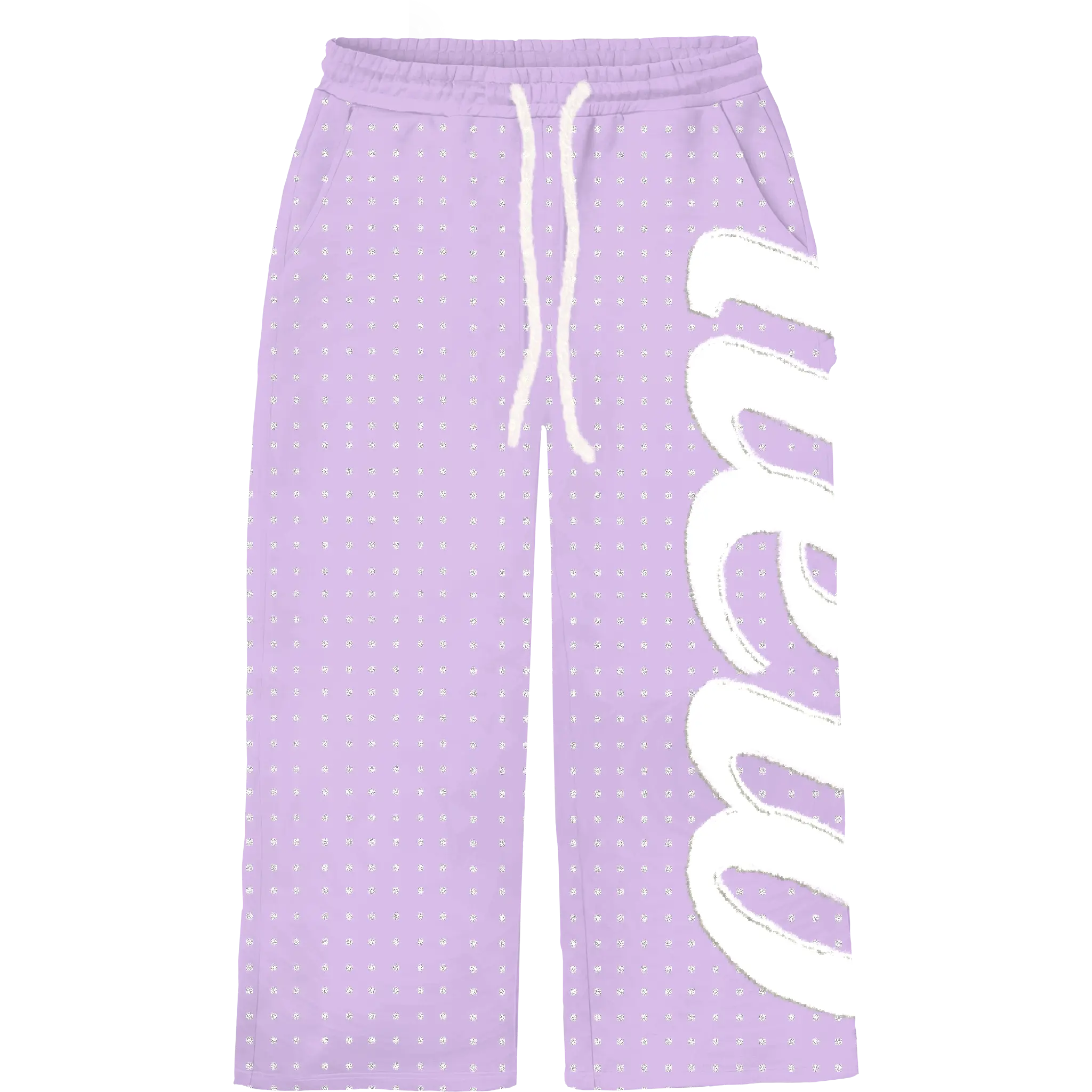 lavender shiner sweatpants