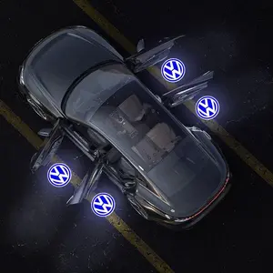 Vehicle Welcome Light Logo Projector Lamp Accessories for Volkswagen GTI, Polo, Golf, Passat, Tiguan, Arteon, Touareg, Tiguane, Caddy, Jetta, Bee